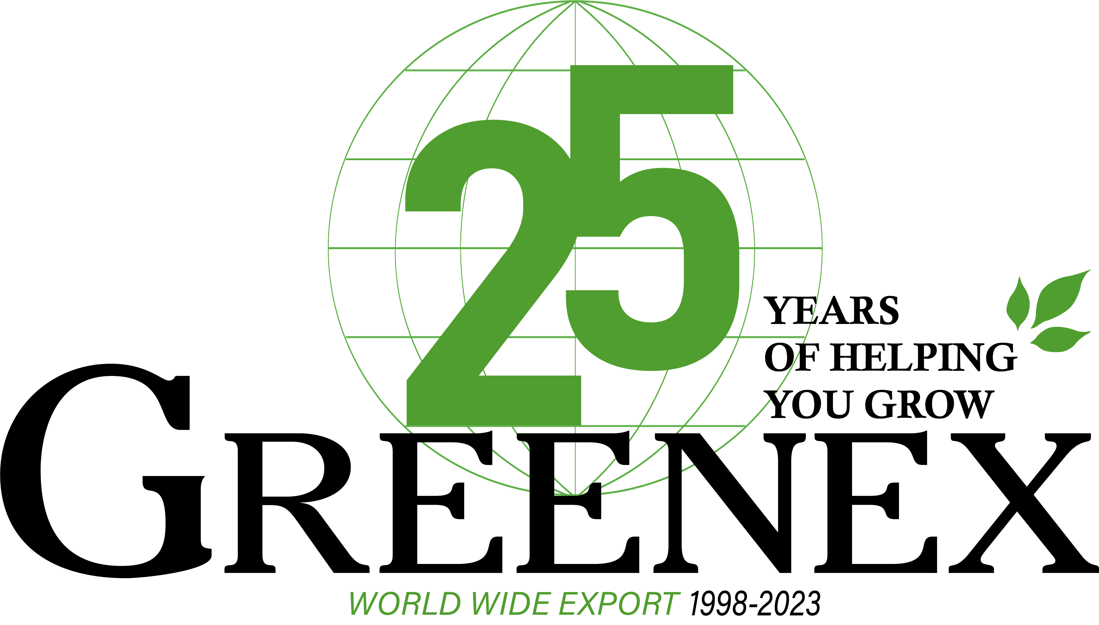 greenex 25 year logo